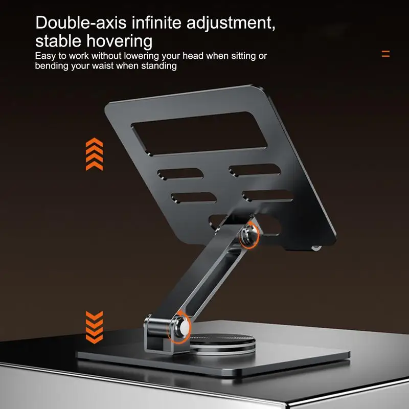 Laptop Bracket Mobile phone tablet bracket aluminum alloy multifunctional desktop lazy bracket 360 degree rotation foldable