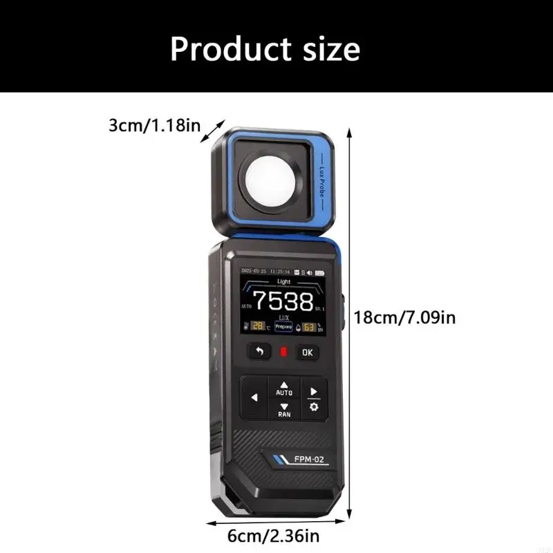 G92C Genggam Luxmeter Photometer Illuminometer Lampu Meter Akurat 0-99990 Digital Illuminance Meter untuk Farms Home
