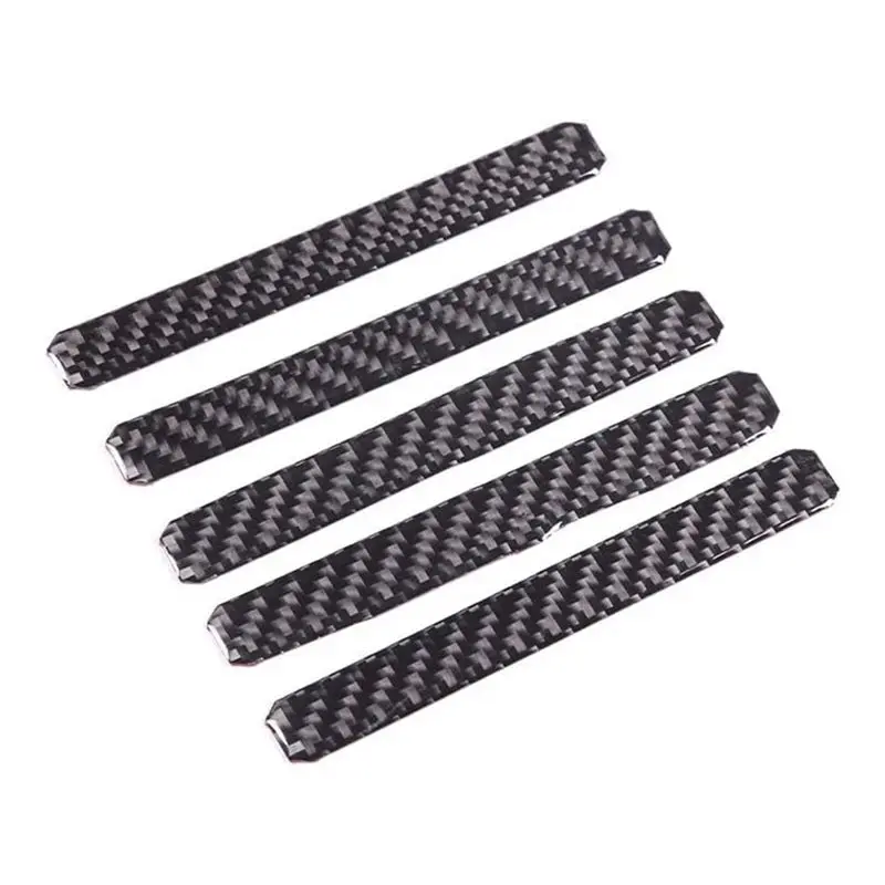 

A13Z-Front Bumper Grille Covers Trim Decal Stickers For Ford Maverick 2022 2023 Exterior Accessories - Soft Carbon Fiber