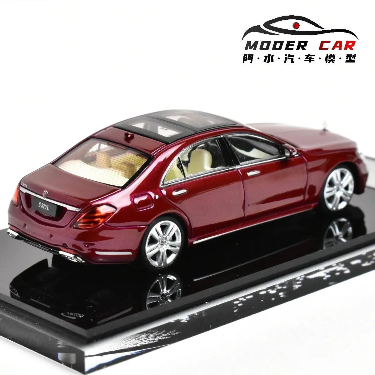 

Модель Glory 1:64 Дисплей S320L Подвижная литая под давлением модель автомобиля