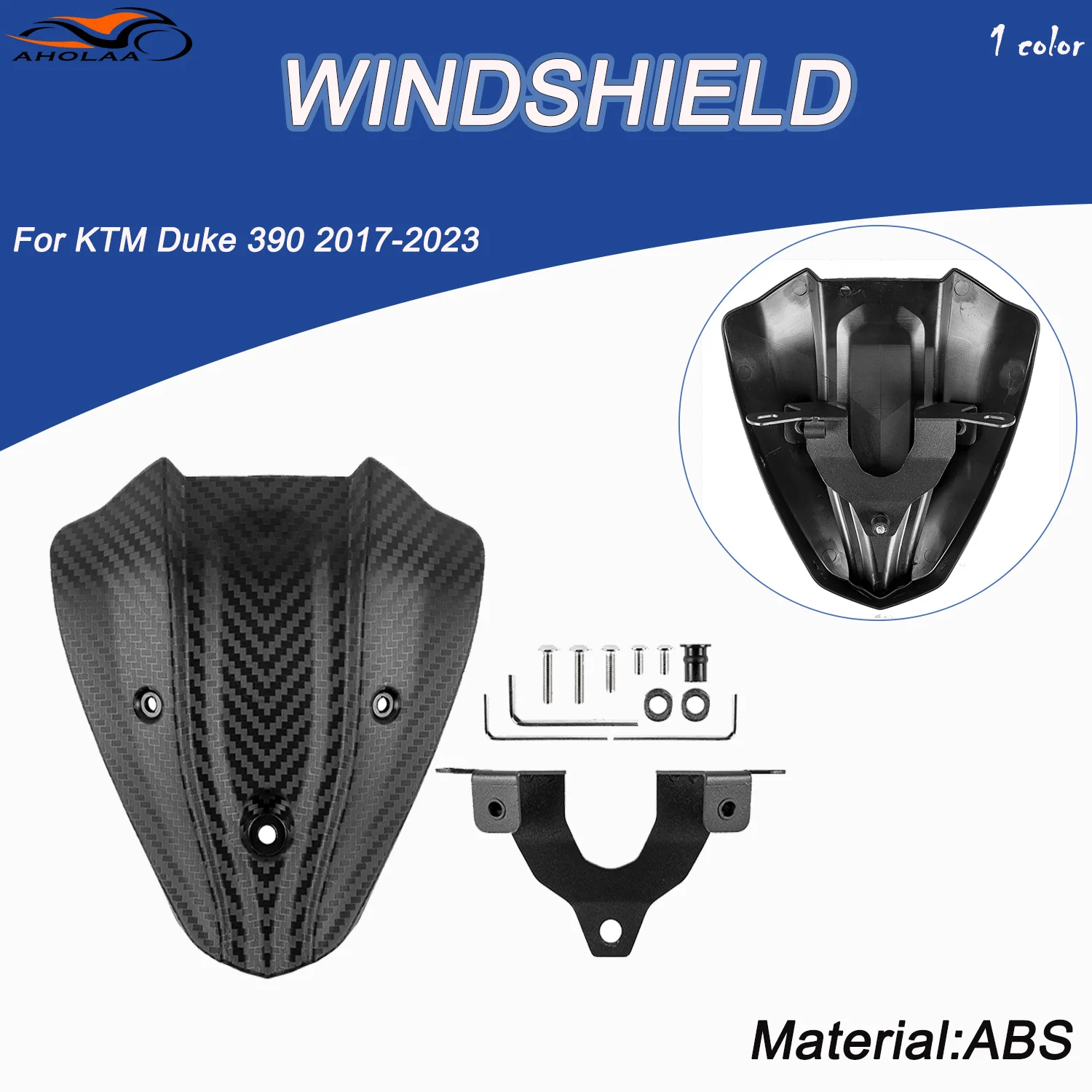 

Duke 390 Windshield For KTM Duke 390 2017-2023 ABS Motorcycle Front Mini Windscreen Deflector Flyscreen Faring Accessories