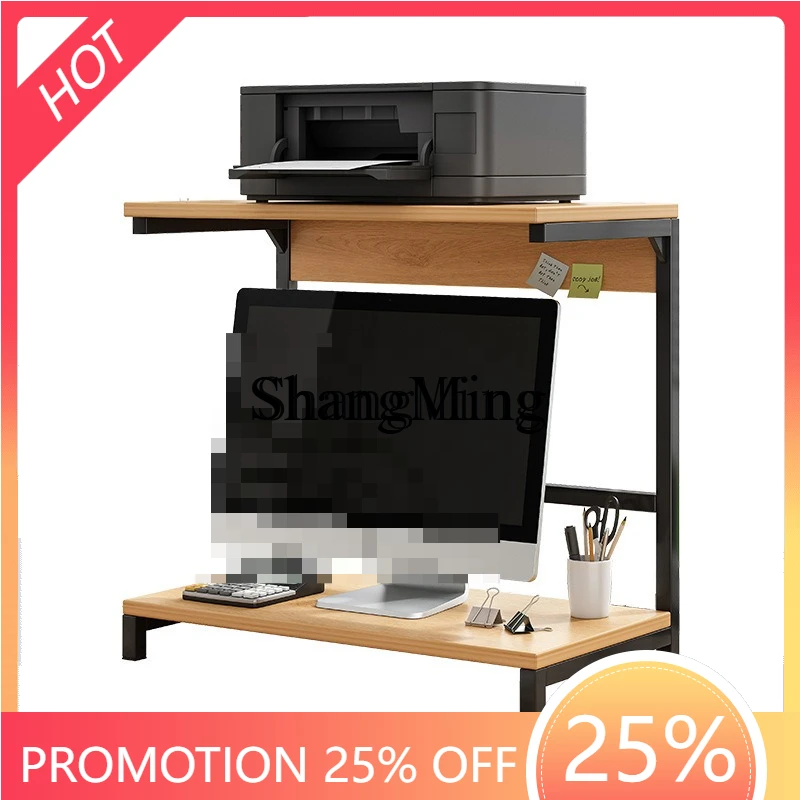 FGgood-looking  Computer Shelf Desktop Multi-layer Monitor Bracket Base Bracket Desk Storage Shelf