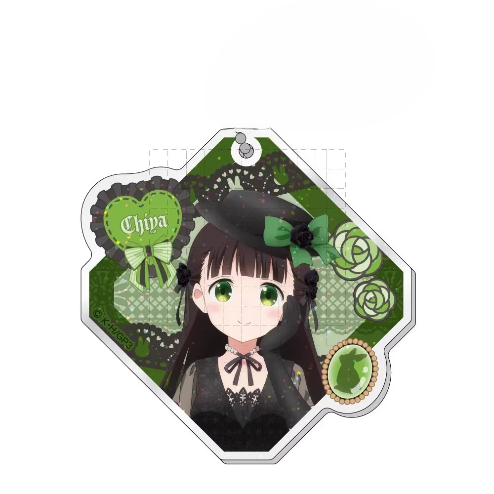 Gioco Hoto Kokoa Kafuu Chino Kirima Sharo Portachiavi Bambola Anime Tedeza Rize Ujimatsu Chiya Acrilico Portachiavi Ciondolo Regalo