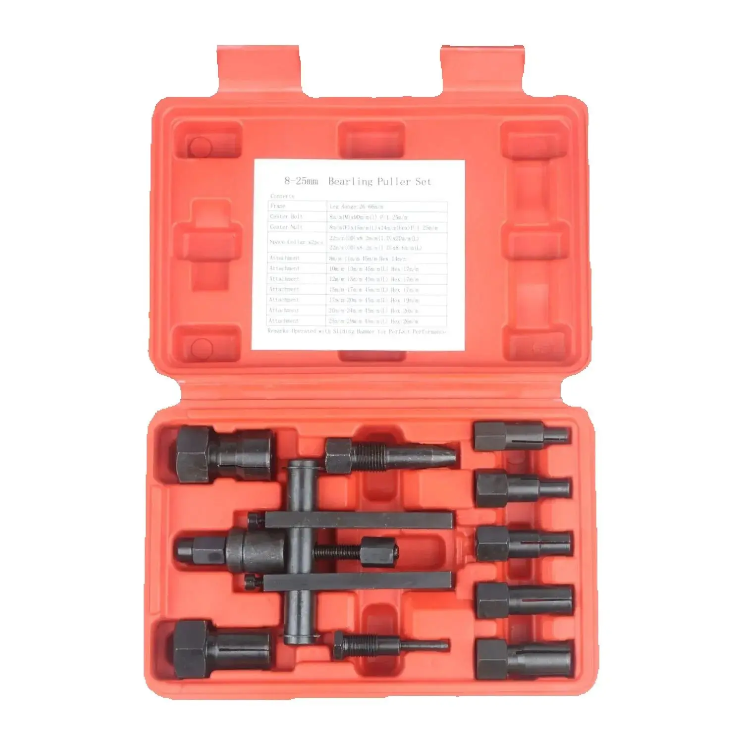 

Bearing Puller Tool Kit 8-25MM FOR Universal Motorcycle Alloy Steel