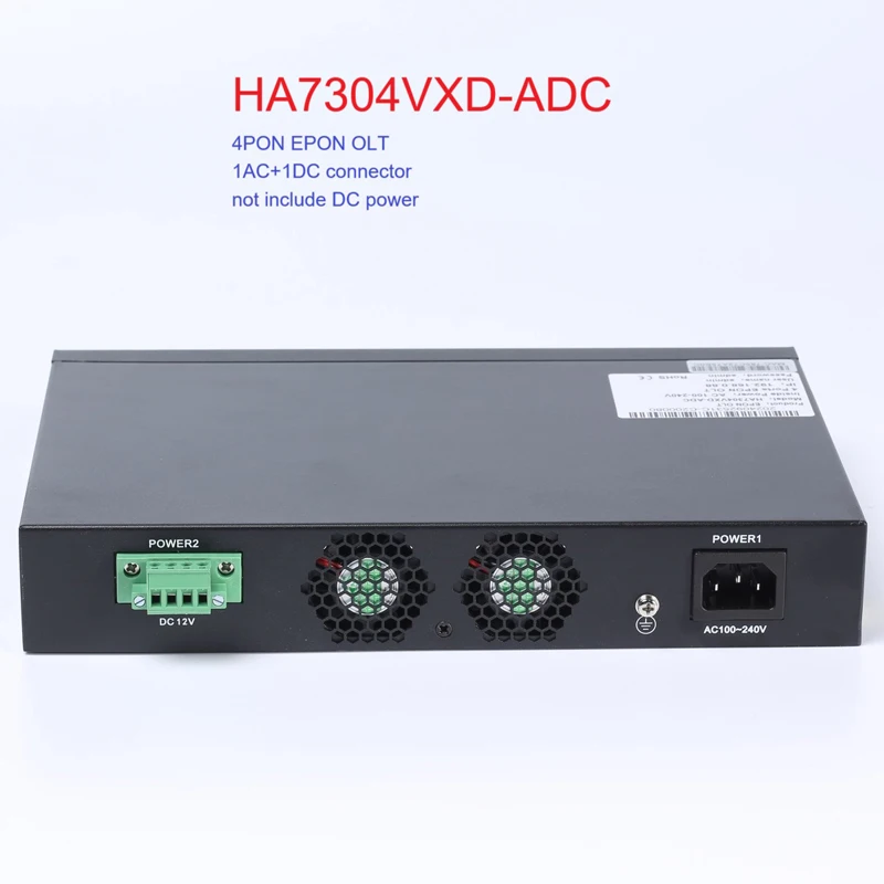 HIOSO Mini Epon Olt 4 porte 1.25G PX+++ SFP opzionale HA7304VXD Mini Olt Supporto 256 ONUS 1*NMS+1*Console FTTH 4 porte