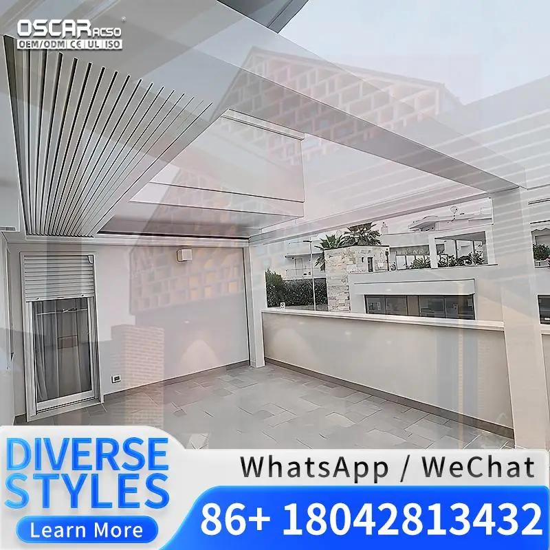 Aluminum Bioclimatic Louvered  for Garden Patio and Poolside Outdoor Use Designs Innovative Pergola