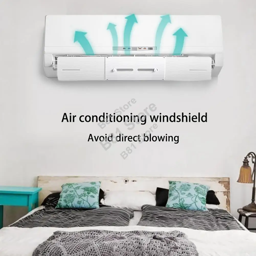 

ABLA-телескопическая вентиляционная крышка кондиционера, перегородка для лобового стекла, вентиляционный дефлектор, дефлектор воздуха для дома