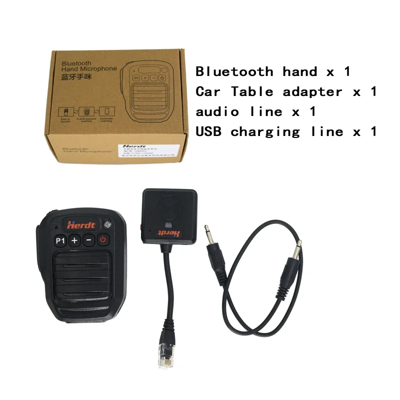 XIERDE microphone is suitable for Yaesu 7900R / 100DR/7800R / 8900R radio hand microphone wireless Bluetooth shoulder microphone