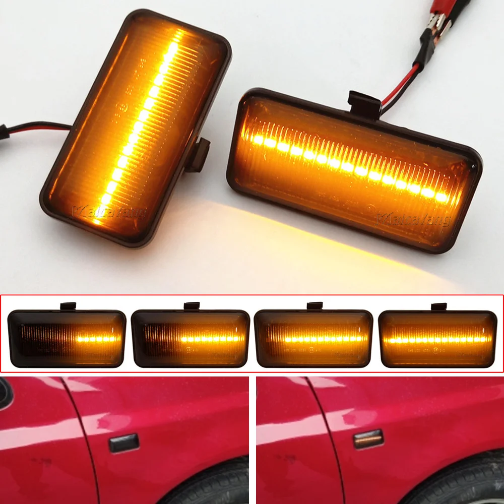 

For VW Golf 2 3 Passat B3 Vento Jetta A2 A3 Seat Ibiza 2 Cordoba 1 LED Dynamic Side Marker Turn Signal Light Repeater Lamp