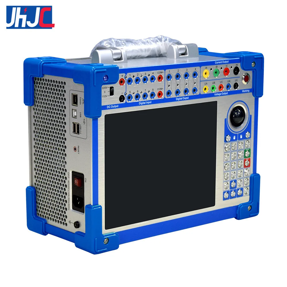 Upgraded Multifunctional Three Phase Protection Relay Tester Differential Three Phase Secondary Current Injection Test Device