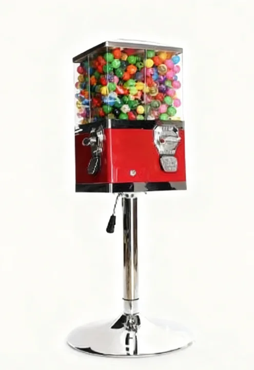 

Coin Operated Machine Bubblegum Classic Gumball Candy Vending Machine With Stand Toys Gashapon Capsule Machine
