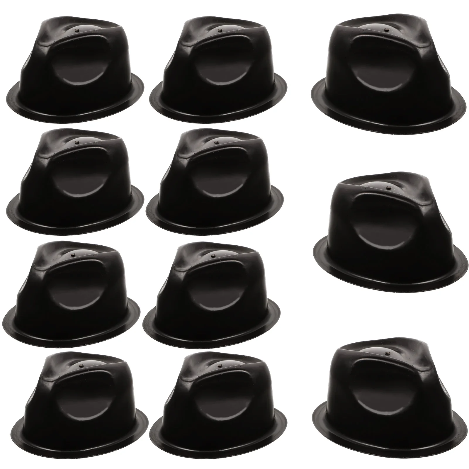 

10Pcs Hat Stay Organizer Display Stand Rack Storage Black Sturdy PVC Lightweight Travel Home Cowbow Hat Holder