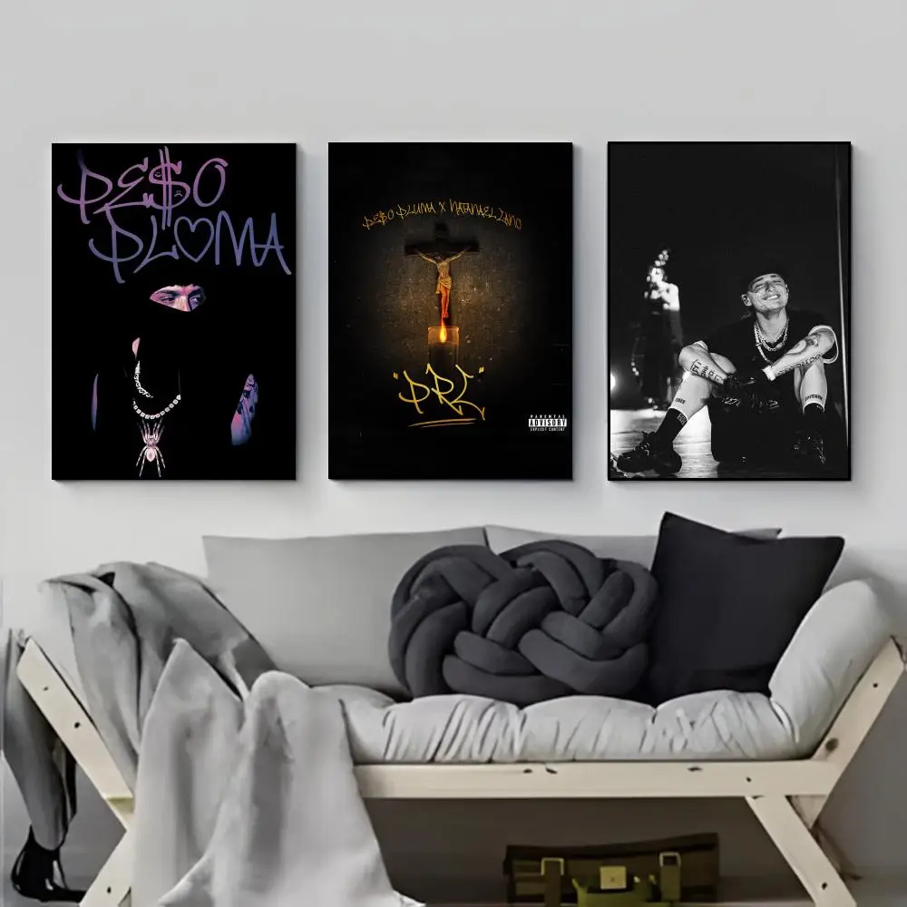 Mexico Rapper P-Peso P-Pluma Poster Poster HD  Waterproof Wall Sticker Bar Living Room Decor Gift