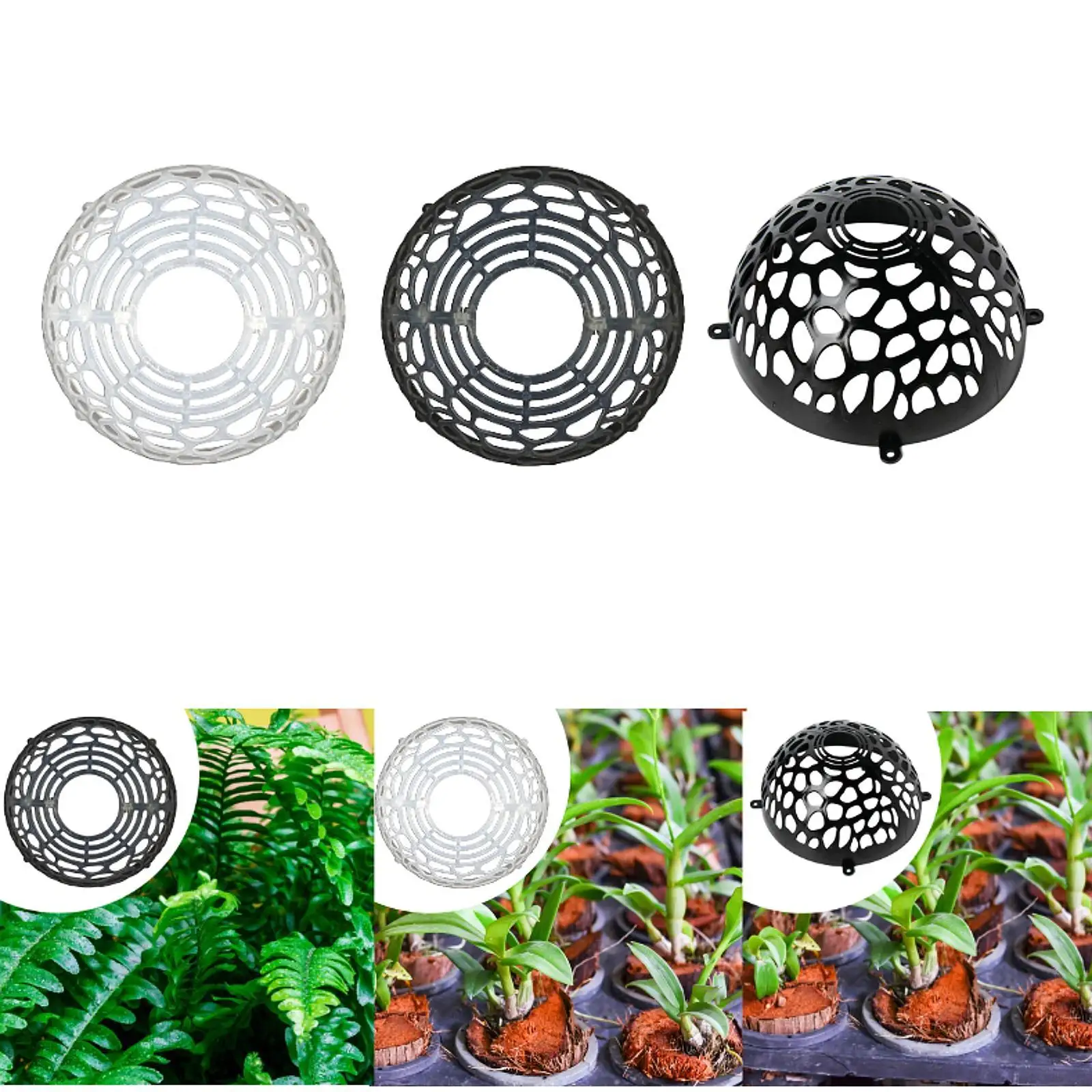 พืชดิน Protector พืชที่ถอดออกได้ฝาครอบ Levitating Ball ดอกไม้ Air Cap สําหรับ Phalaenopsis พืชน้ํา Staghorn