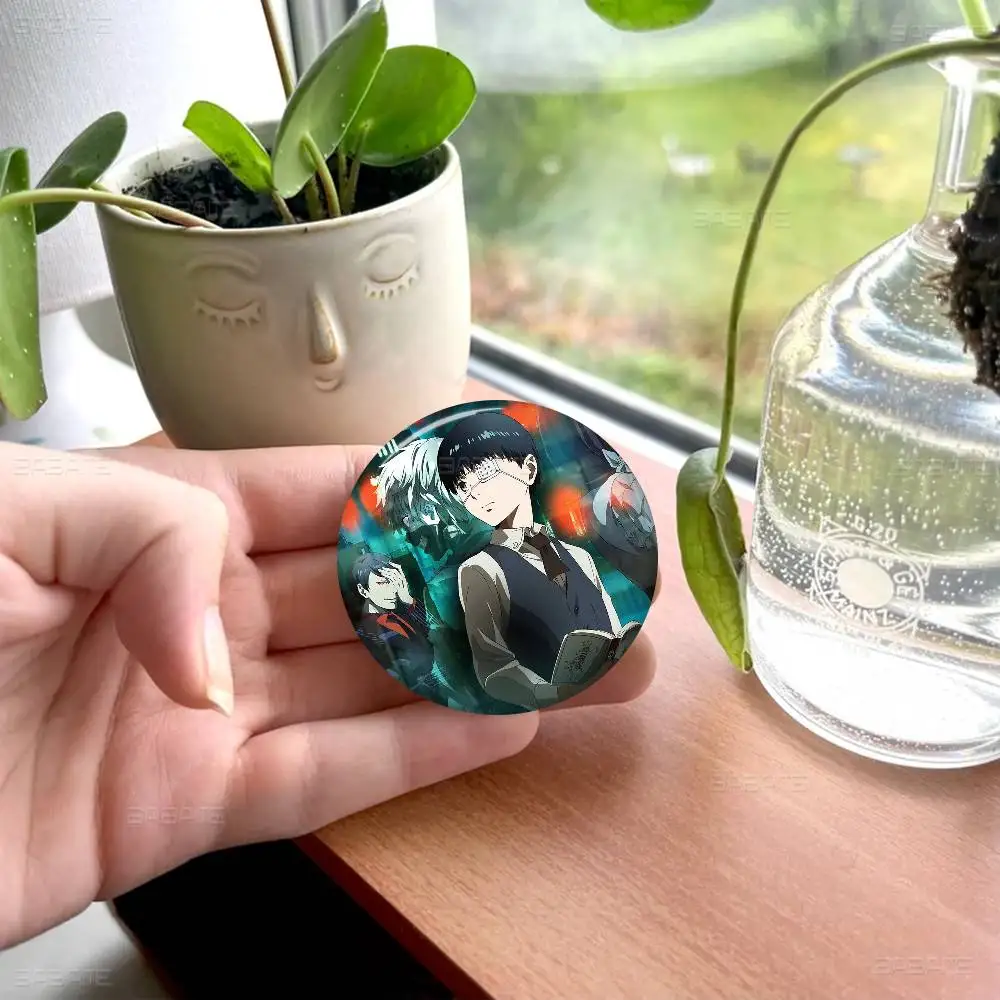 مانغا T-Tokyo الغول 58 مللي متر لطيف أنيمي الشكل أيقونة شارة اليدوية صفيح بروش لحقيبة الظهر الملابس الصدر حلية الهدايا #6