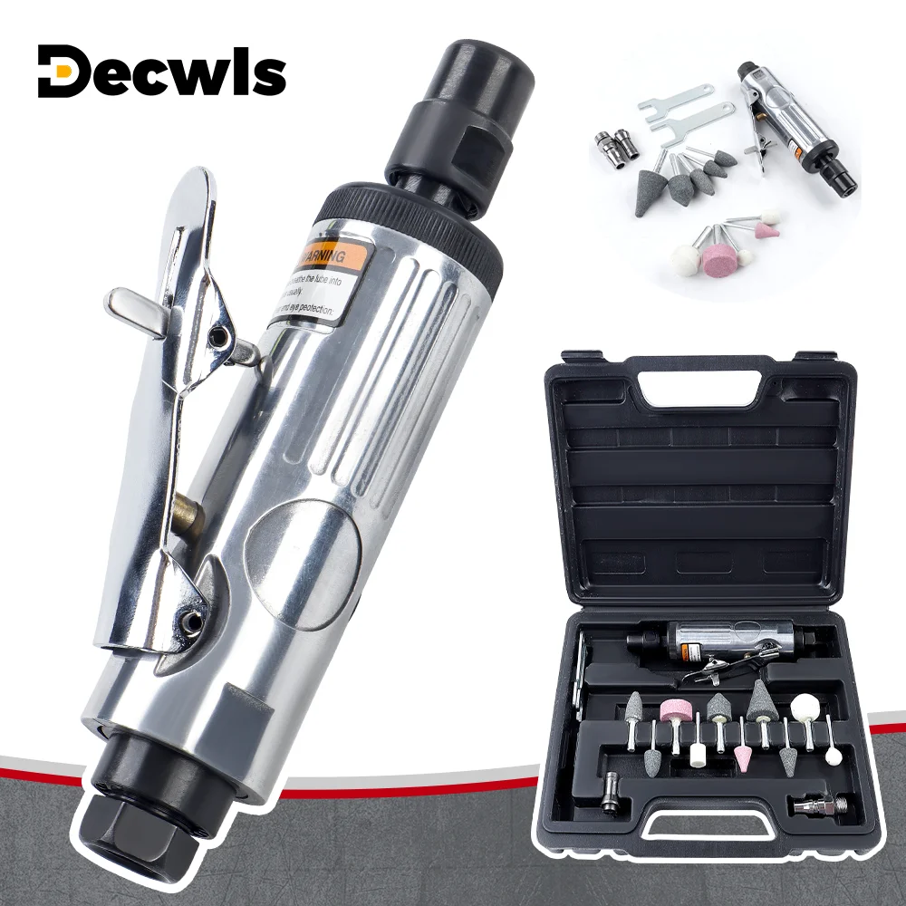 3mm 6mm Pneumatic Grinder Professional Grinding Tool, 1/4NPT, Home Pneumatic Polisher, Rust Removal, Grinding, Deburring,Cutting