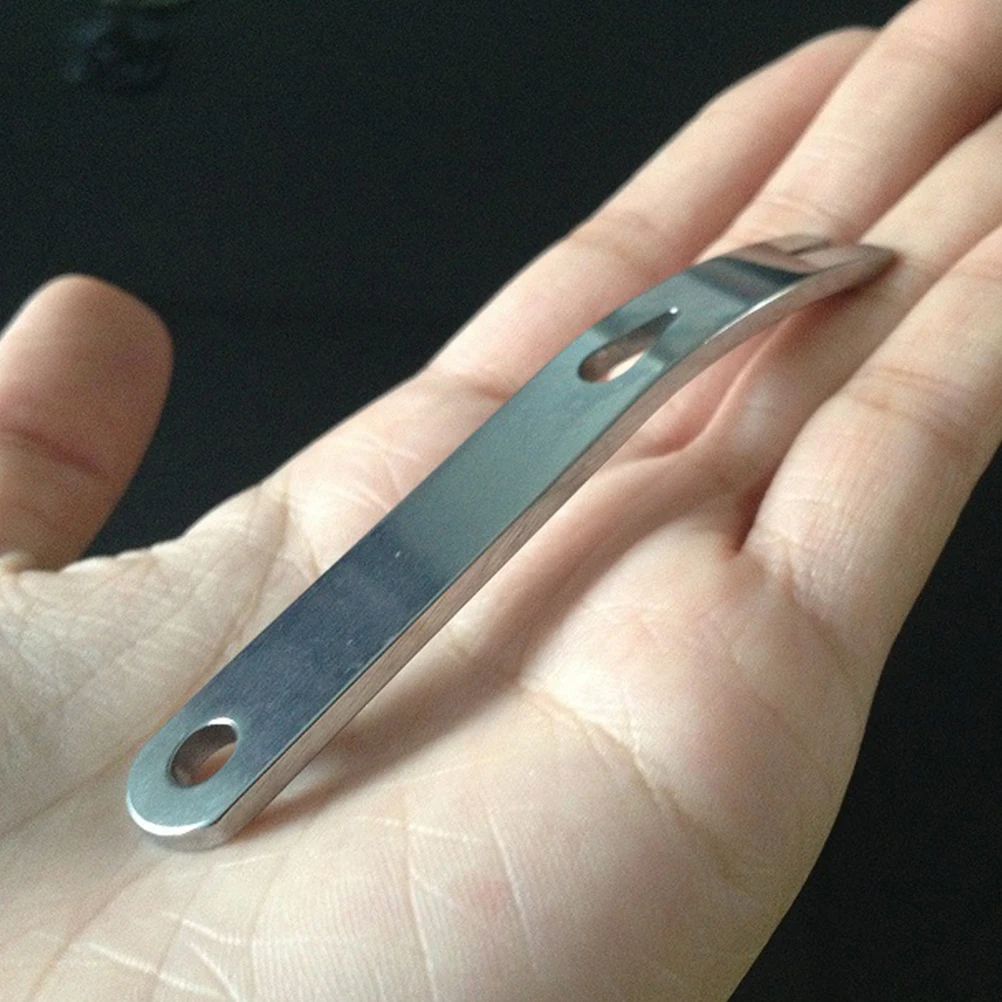 

5pcs Mini Crank Crowbars Stainless Steel Pry Bar Nail Puller Keychain Charm Compact Outdoor Pocket Size H Tools