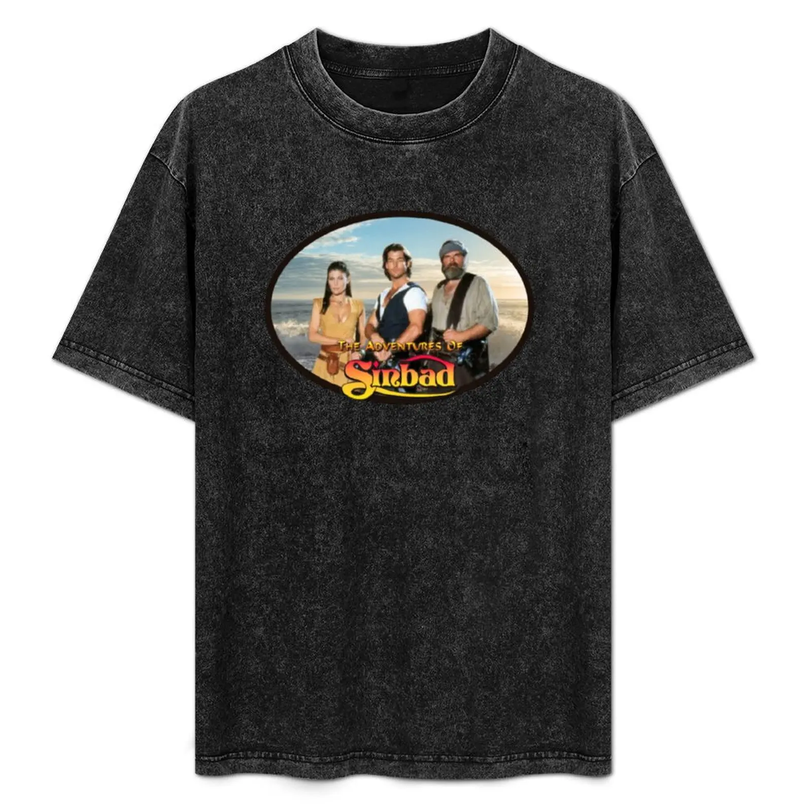 Camiseta The Adventures of Sinbad, camiseta informal suave de algodón de manga corta