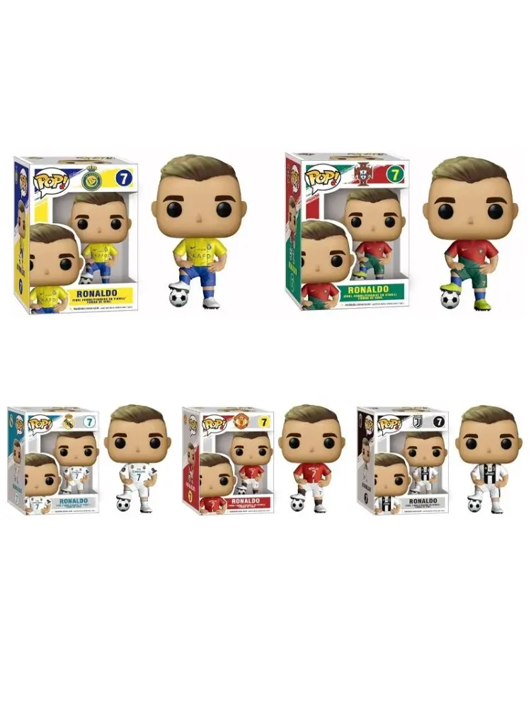 Pop Cristiano Ronaldo #7 Portugal Real Madrid Riyadh Juventus Manchester United Vinly Figure Children Decoration Birthday Gifts