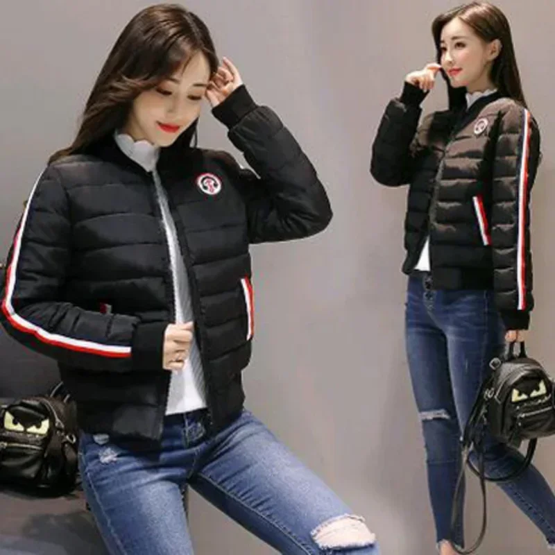 Quilted Cotton Jacket Padded Short Women\'s Bomber Coat Hot High Quality Loose Casual Lady Parka Warm Winter on Sale Modern Great