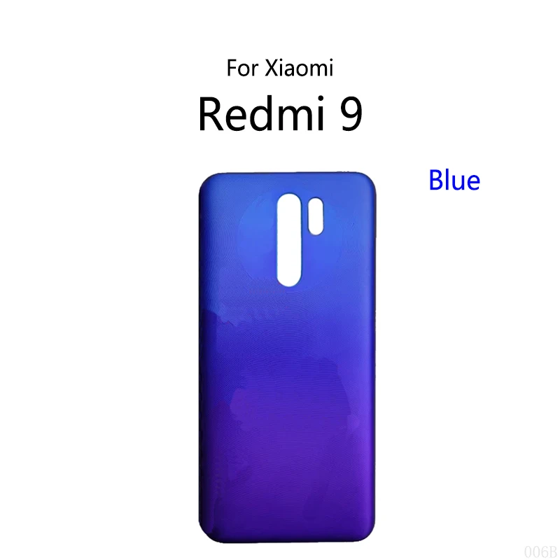 Tylna obudowa baterii do Xiaomi Redmi 9, panel obudowy, pokrywa baterii, tylna klapka. — zdjęcie produktu 3