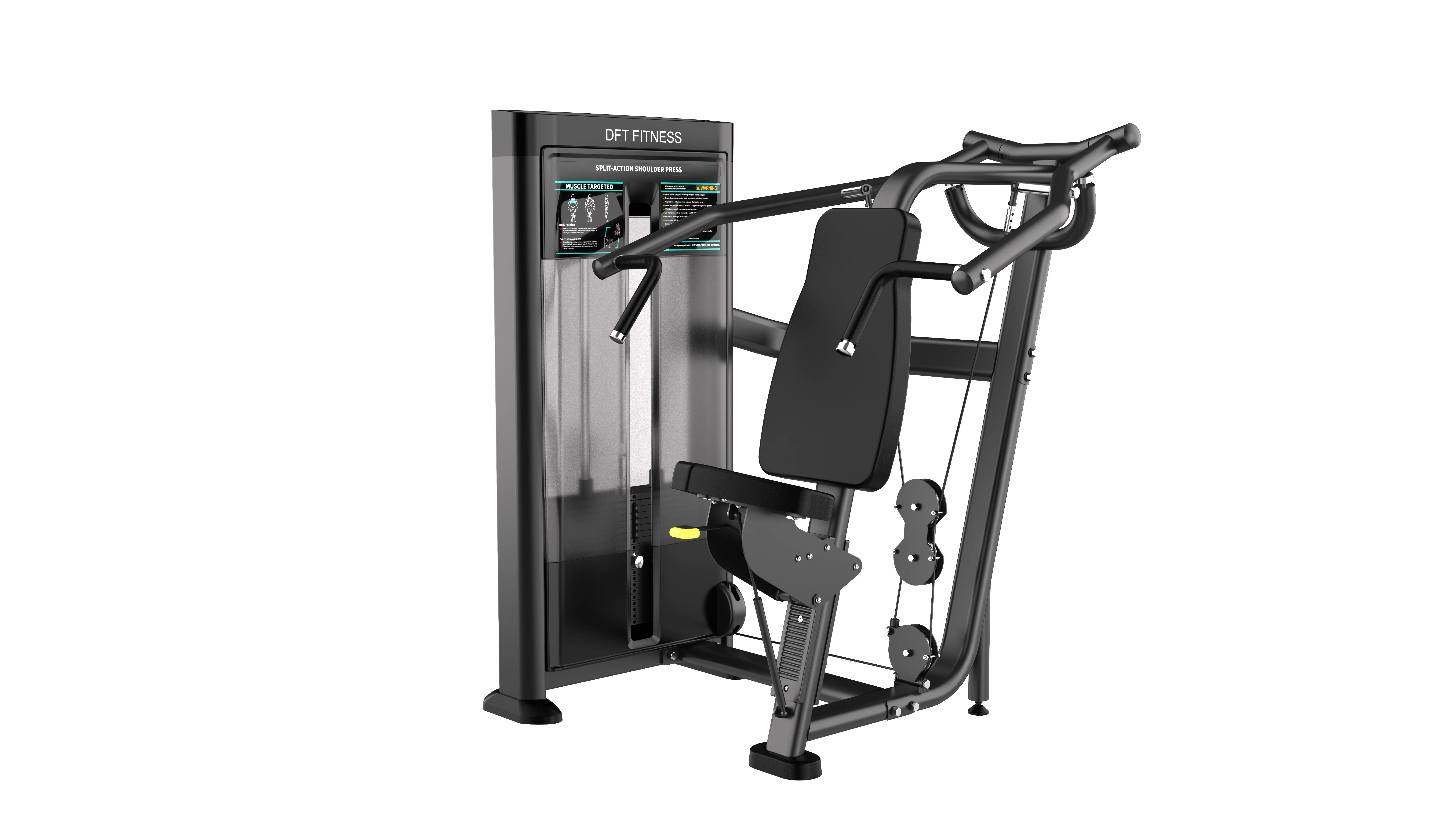 Competitive Price Factory Direct Sale DFT - E615 Shoulder Press Strength Body Building Fitness Gym Machine