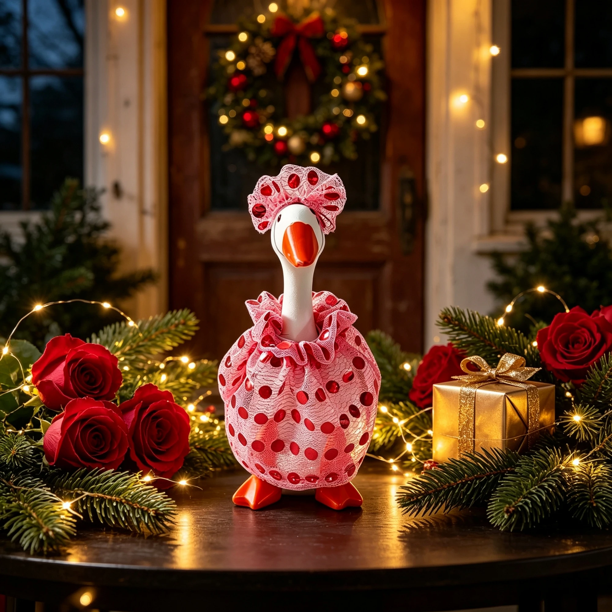 Statue Outfit Sequin Dress In Goose Outfit Sequin Hat Porch Goose Outfit Sequin Dress Sequin Latest Porch Goose Outfit