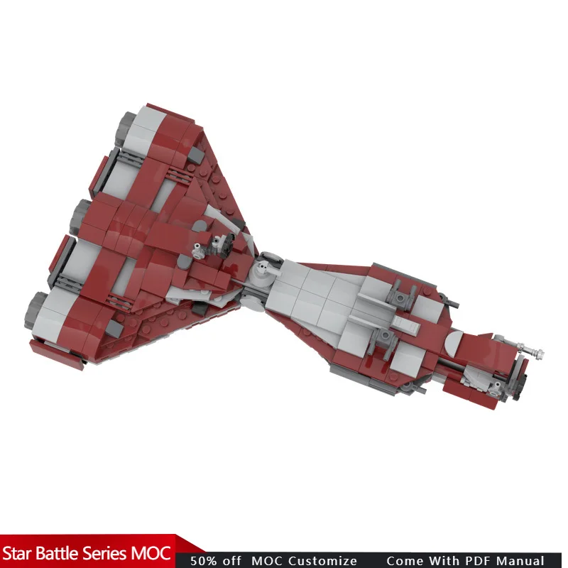 364 PCS Star Fighting Classe Consular - 75362 alternativa MOC Personalizar Tecnologia de Bloco de Construção Modular DIY Festival Brinquedo Presente