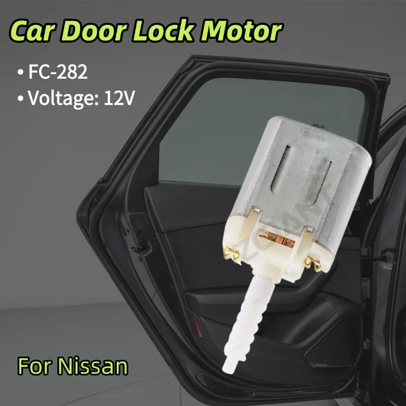 AZGIANT DC 12V Car Side Door Lock Repair Motor FC-282 for 2002-2006 Nissan Altima MK3 Auto Door Lock Repair