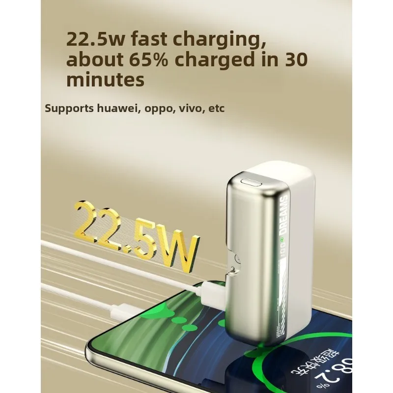 

New Power Bank10000mAh PD 22.5W Fast Charging Mini Portable PowerBank for iPhone 15 14 13Pro Max Xiaomi Huawei Phone Charger