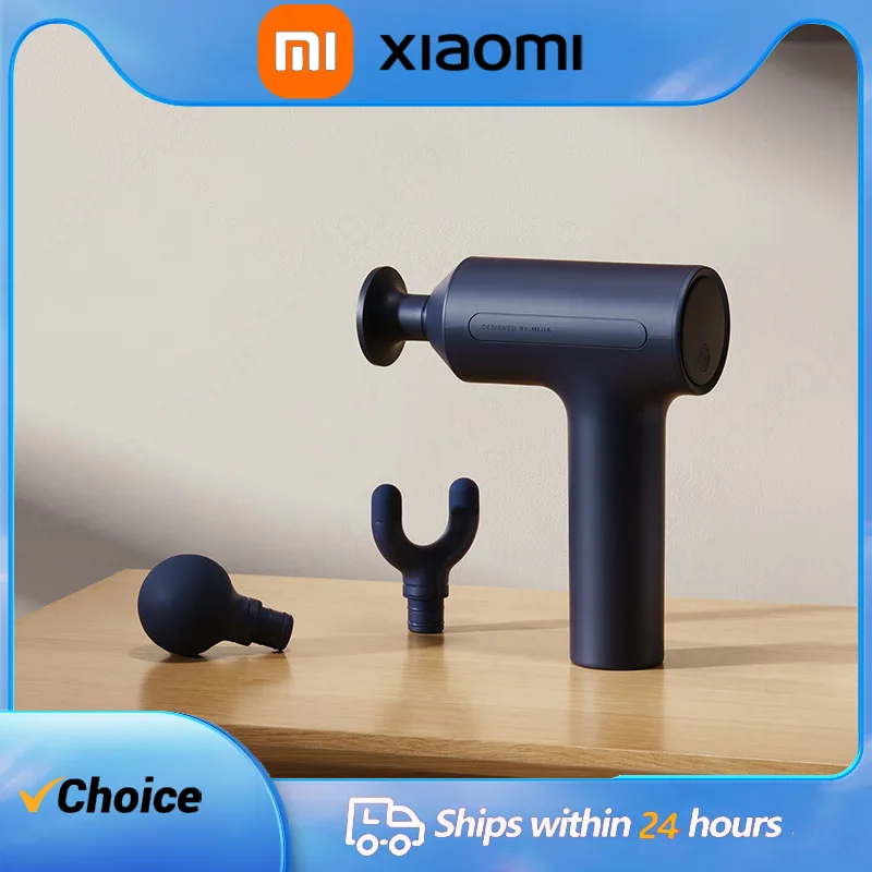 

Xiaomi Mijia Fascia Gun 3,25 кг Тяга 10 мм Релаксация 3 массажных головок Двухрежимный спортивный массажный пистолет 3 передачи Массаж мышц с памятью