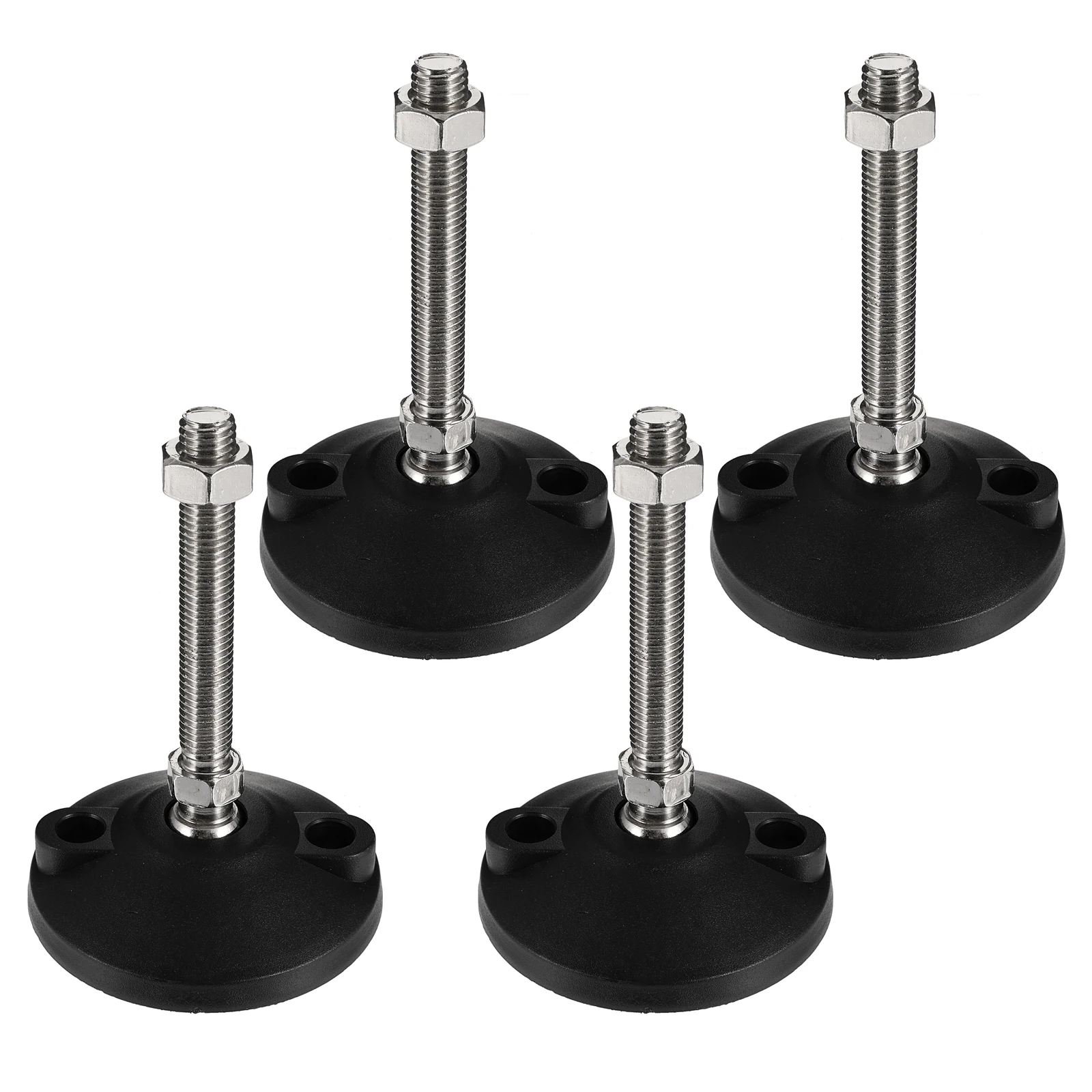 

4pcs Shockproof Foot Pad Heightening Mat For Furniture Machinery Equipment Adjustable Leveling Pad Durable Anti Vibration Mat