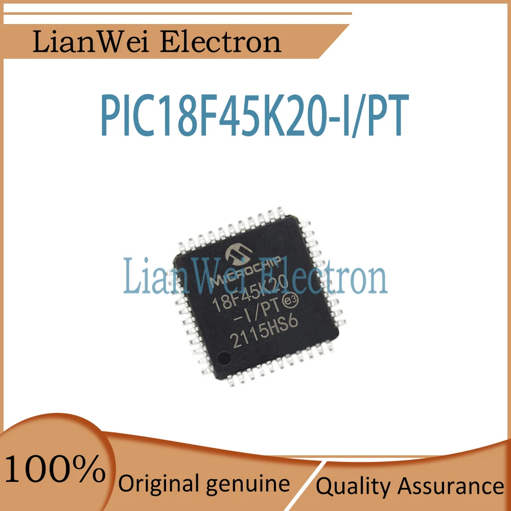 

PIC18F45K20 PIC18F45K20-I/PT PIC18F45 IC MCU Chipset TQFP-44