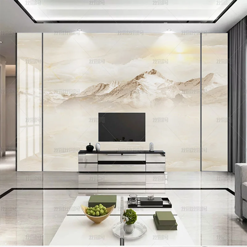 مخصص 3D جديد الصينية الفنية مفهوم الحبر خلفية المشهد الرخام التحبير جدارية غرفة المعيشة التلفزيون حائط الخلفية غرفة نوم 8d #1