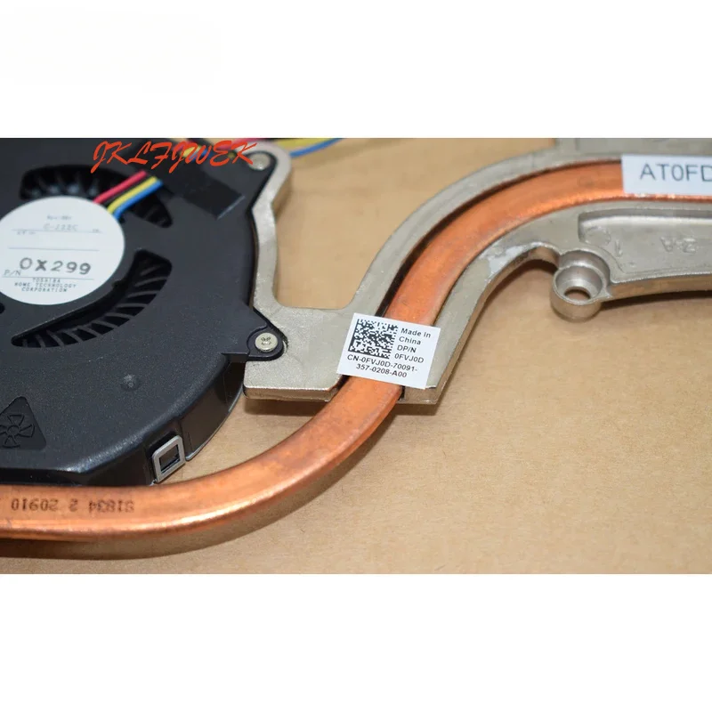 0FVJ0D-disipador térmico de refrigeración de Cpu con ventilador para Dell Latitude 6420 E6420, nuevo