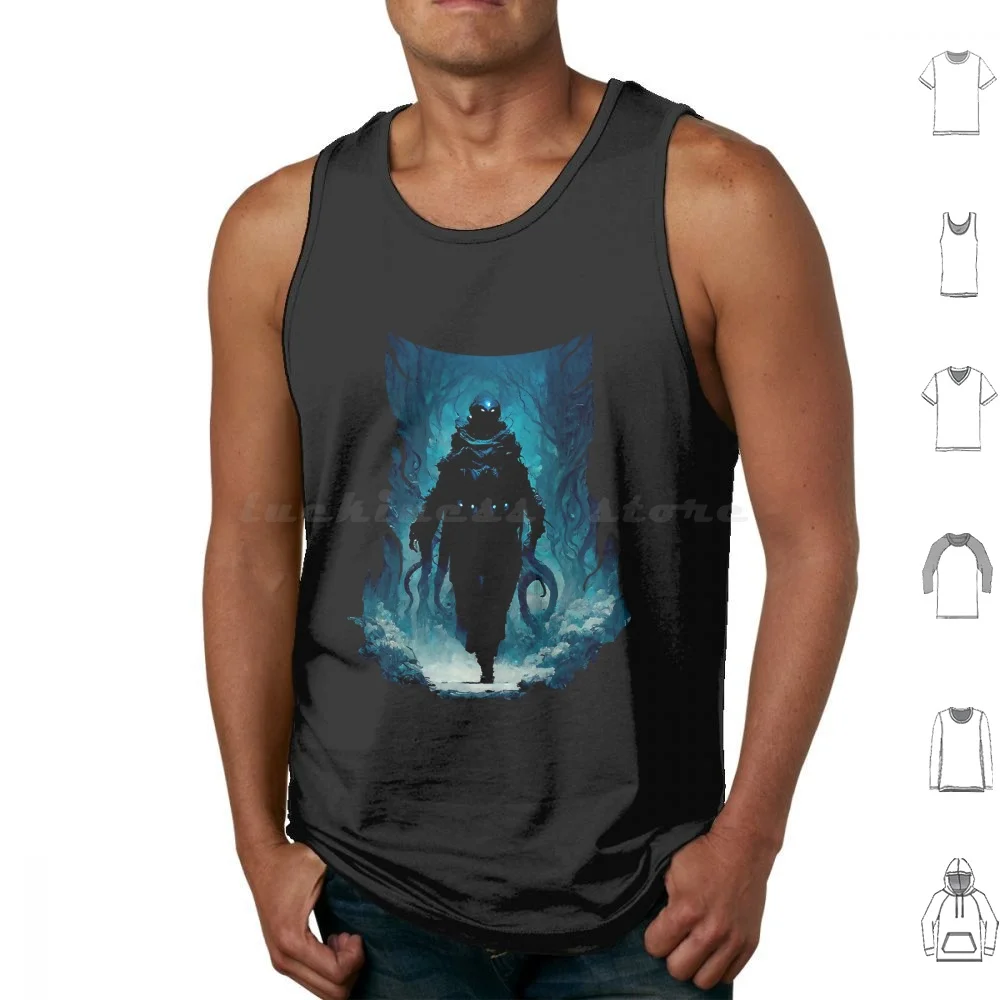 Abyss Walker Tank Tops Vest Sleeveless Abyss Dark Artorias Souls Dark Souls Wolf Walker Abyss Walker Dark Souls 2 Bonfire