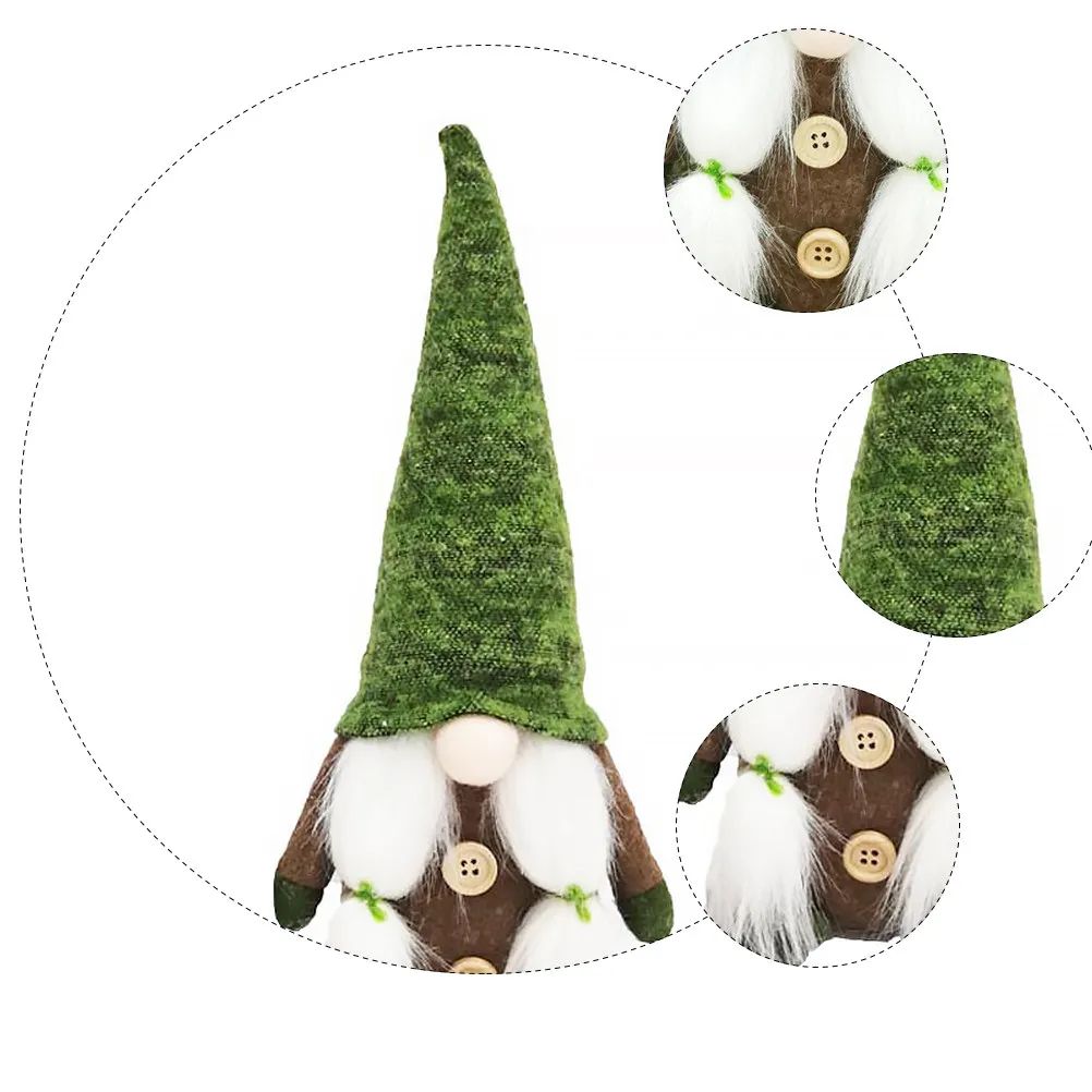 

1Pcs No Face Santa Claus Christmas Decor Smooth Material Home Office Kids Room Table Window Tree Decoration Christmas Decor
