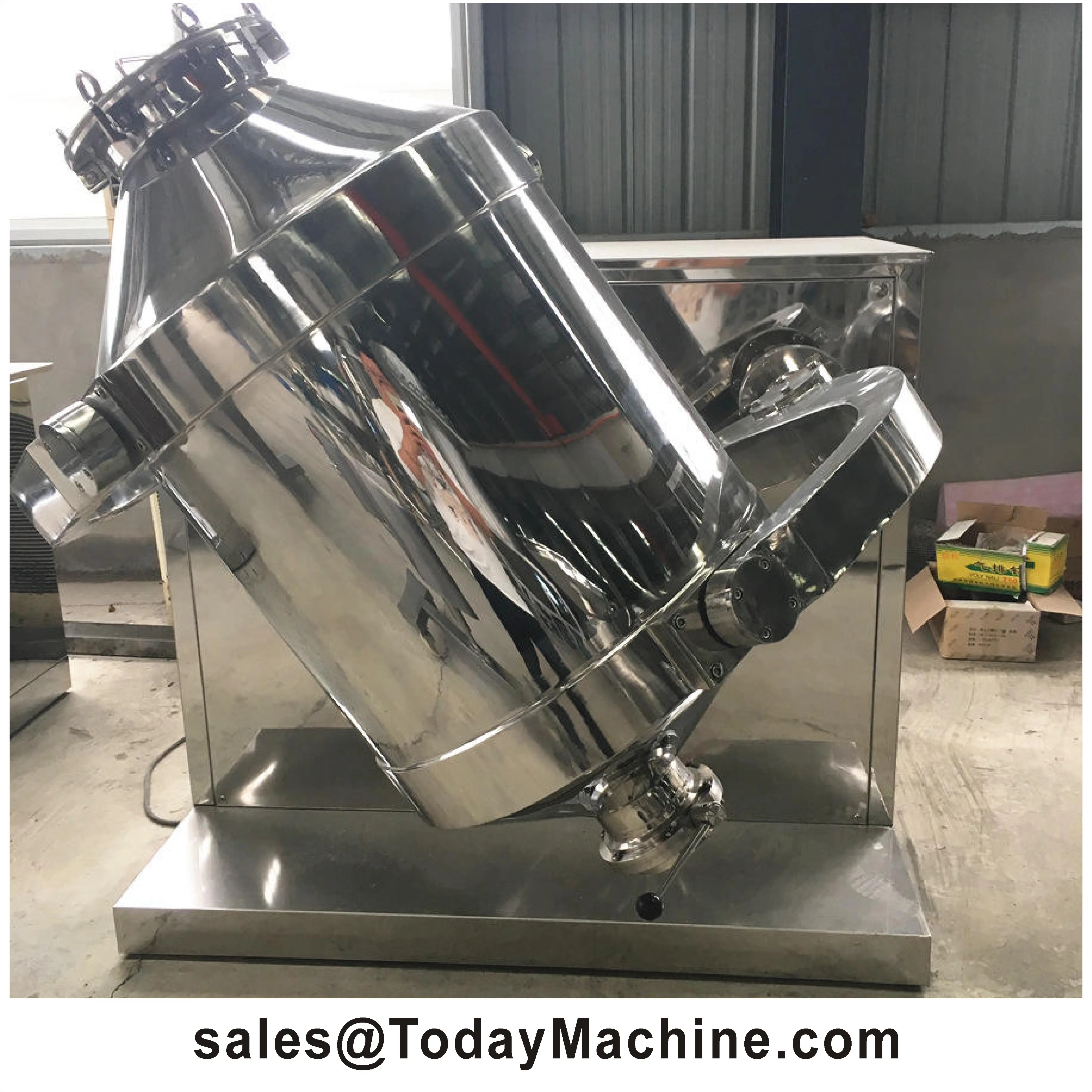Commercial 3d Mixer for Seasoning Protein Spices Powder Blender Machine