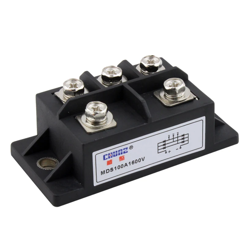 MDS Three-Phase Rectifier Bridge Module MDS60A/100A/1600V Bridge Rectifier High Power