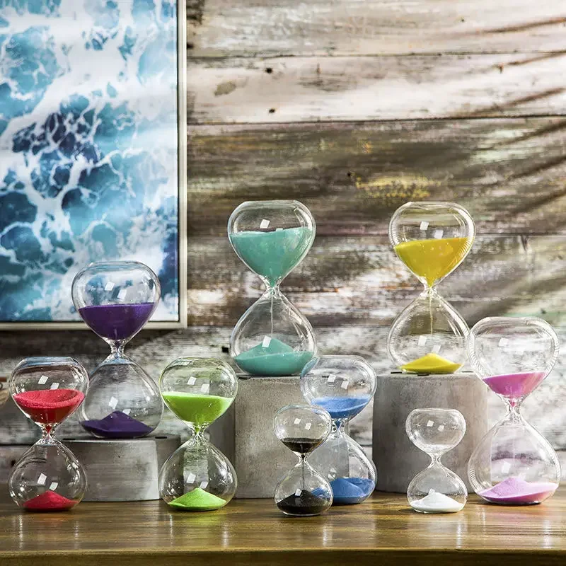 5/10/15/60 Mins Hourglass Sand Watch 30 Minutes Timer Clock One Hour Toothbrush Children Gift Sand Timer Home Decoration New