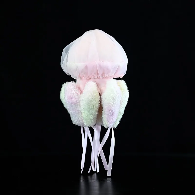 

Original Whipwrist Jellyfish Figurine Whipwrist Jellyfish Doll Jellyfishs Plush Toy Simulation Stuffed Doll Kawaii Toy Gifts