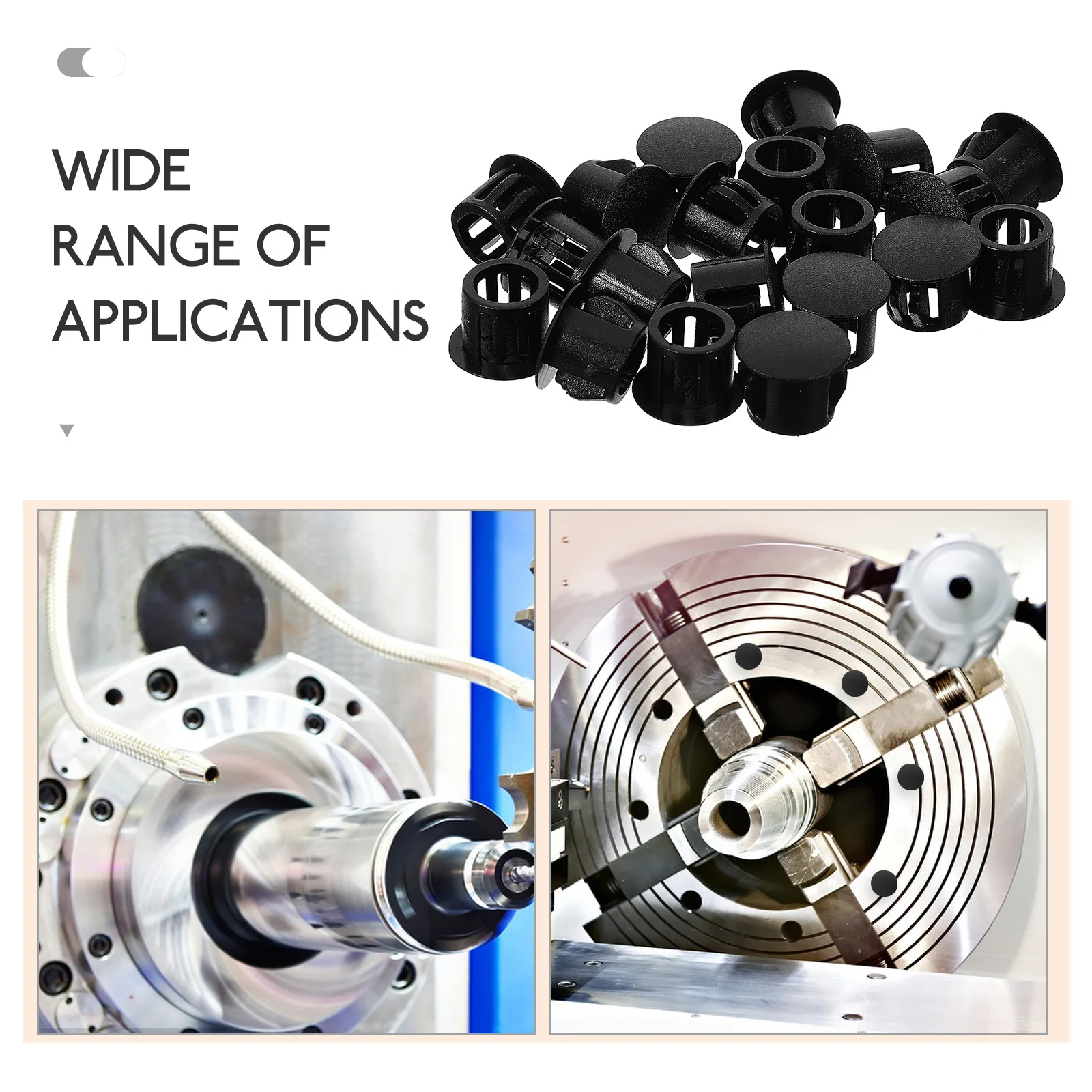 

50Pcs Plastic Furniture Hole Plugs Small Round Hole Covers Conceal Holes Cabinet Cupboard Decorative Plugs Reusable