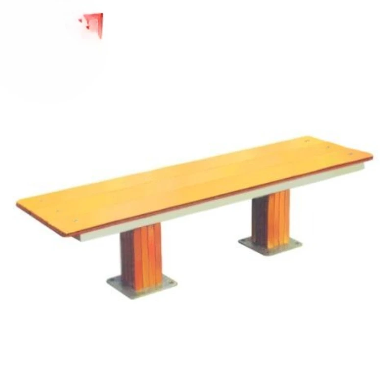 

Outdoor plastic wood flat stool outdoor park square community equipment in the elderly rest stool chair