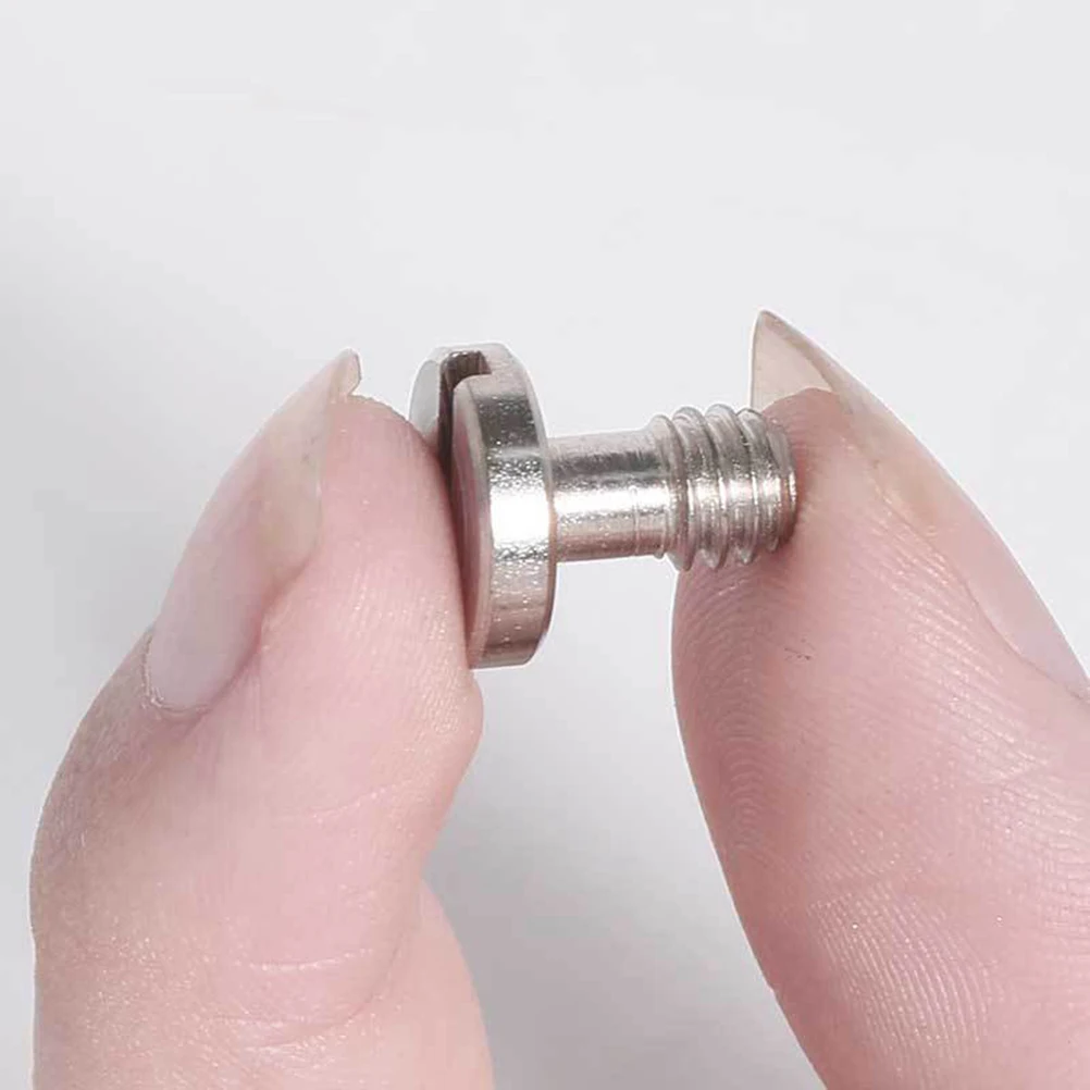 

4pcs 3/8 Inch Flat Head Camera Screw Adapter For Dslr Tripod Light Stand Replacement Plate Bracket Screws High Grade Durable