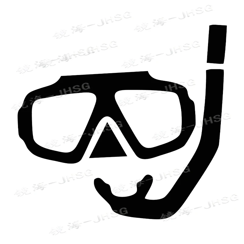 

Personalized Diving Mask Fun Cartoon Car Stickers Vinyl Stickers Car Motorcycle External Accessories