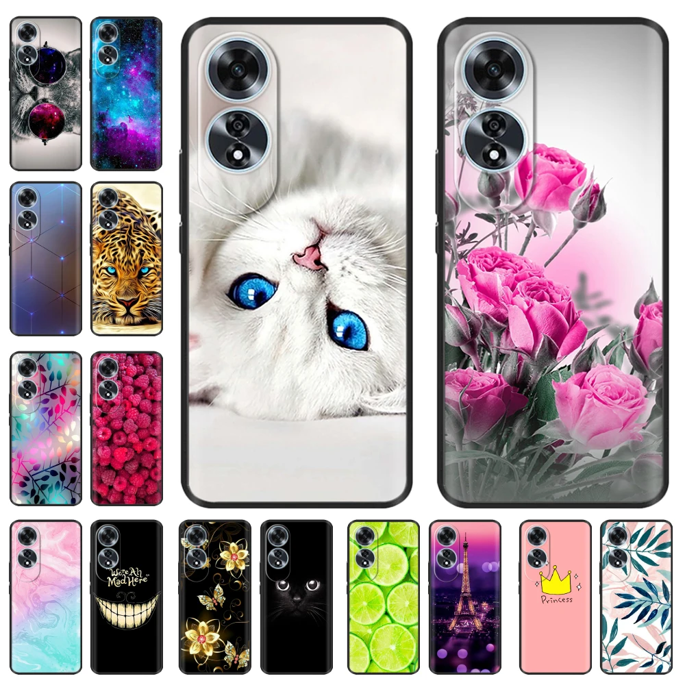 

For OPPO A60 4G Case Cover Soft Silicone Bumper Funda For OPPO A60 OPPOA60 4G CPH2631 Phone Cases Shockproof Shell Capa Casing