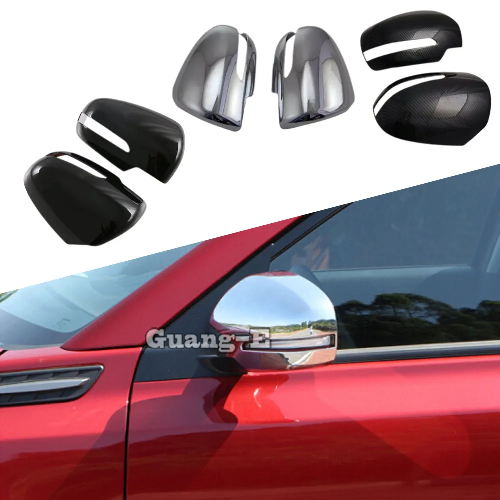 

For Suzuki Vitara 2016 2017 2018 2019 2020 Car ABS Chrome Stick Rear View Rearview Side Glass Mirror Cover Frame Eyebrow 2pcs