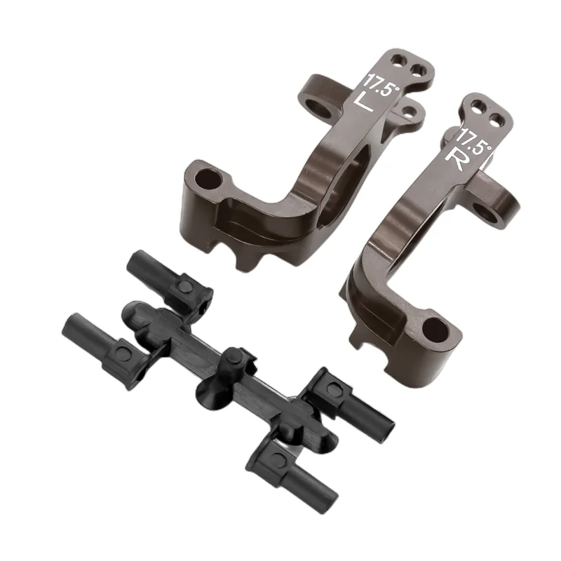 Metal C-Hub Carrier Caster Block, Atualizar Peças, Atualizar Acessórios, Fits Kyosho MP9, MP10, 1/8 RC Car, IFW474, 17,5 graus