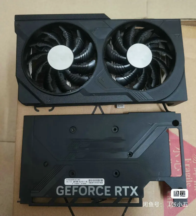 

Original Radiator Cooler for Gigabyte RTX4060 Video Card with Backplate