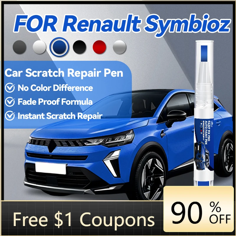 

Tool Car Accessories For Renault Symbioz Car Paint Repair Pen Paint Scratch Repair Accessories Flame Red Oyster Grey Diamond